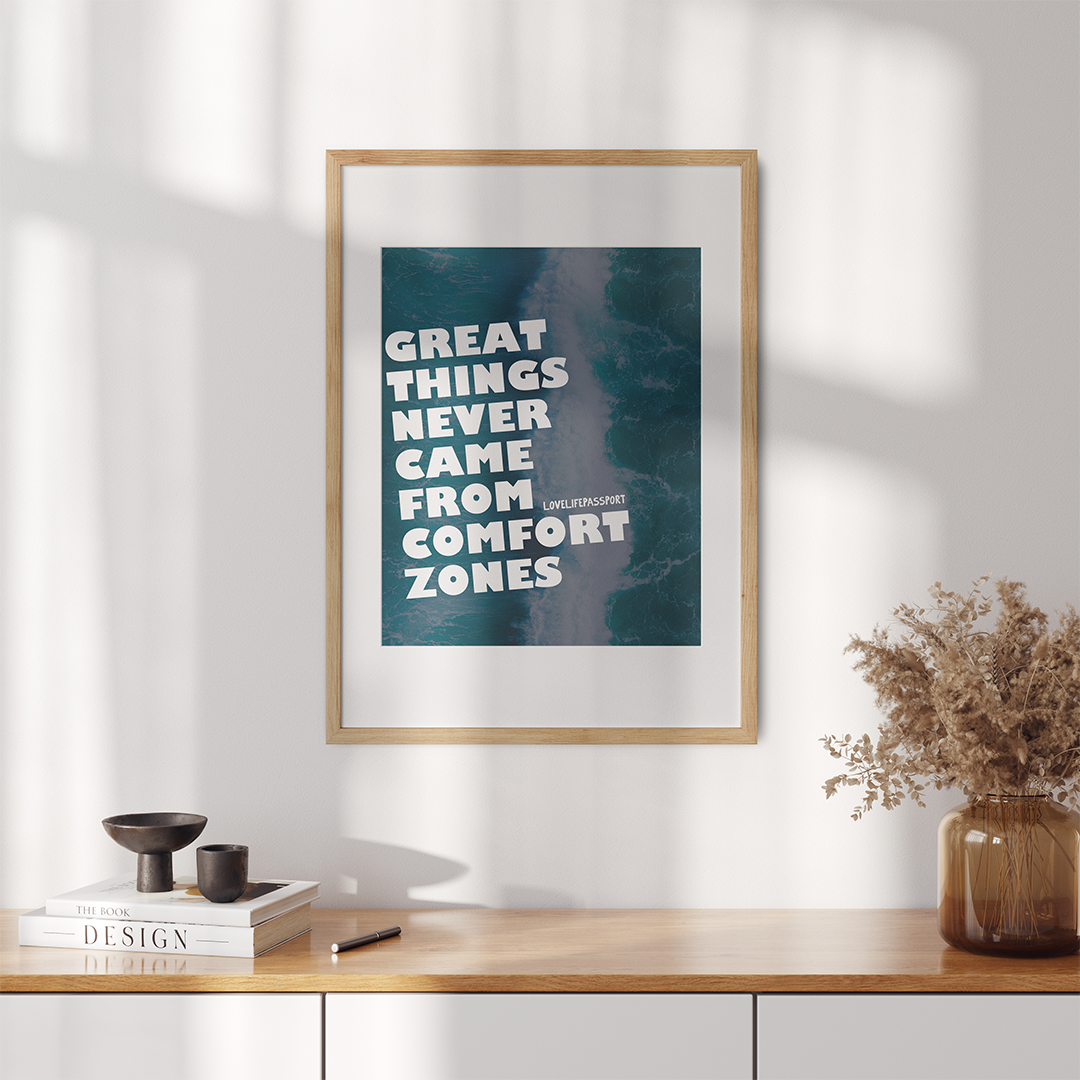 COMFORT ZONES - POSTER